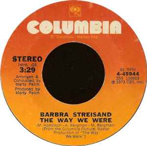 Barbra Streisand - The Way We Were | Releases | Discogs