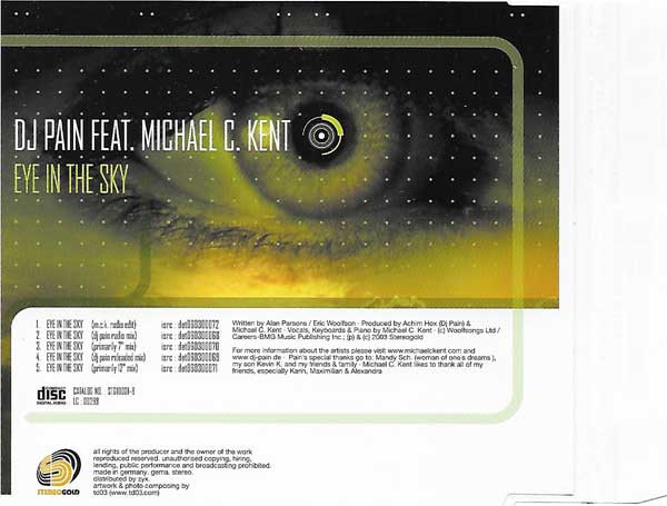 ladda ner album DJ Pain Feat Michael C Kent - Eye In The Sky
