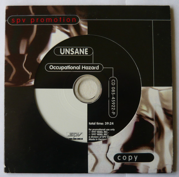 Unsane – Occupational Hazard (1997, CD) - Discogs