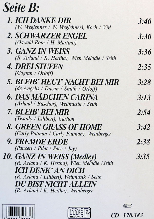 last ned album Roy Black - Wer Gefühle Zeigt 20 Liebeslieder