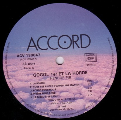 descargar álbum Gogol 1er Et La Horde - Hencor Pir