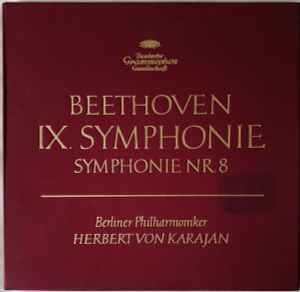 Ludwig van Beethoven - IX Symphonie / Symphonie Nr. 8 album cover