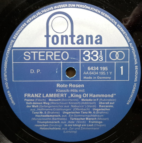 télécharger l'album Franz Lambert - Rote Rosen Klassik Hits