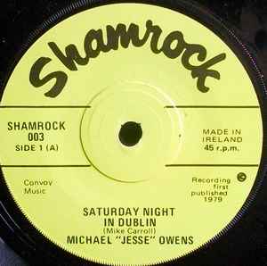 Jesse Owens - Saturday Night In Dublin album cover