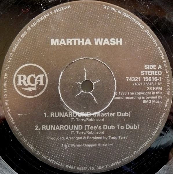 baixar álbum Martha Wash - Runaround Carry On The Todd Terry Dub Mixes