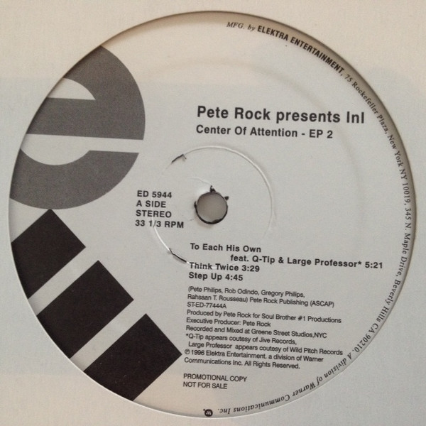 Pete Rock Presents INI – Center Of Attention - EP 2 (Vinyl) - Discogs