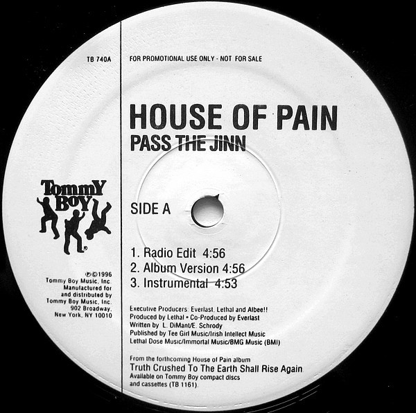 Album herunterladen House Of Pain - Pass The Jinn Heart Full Of Sorrow