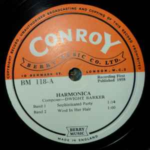 Dwight Barker - Harmonica album cover