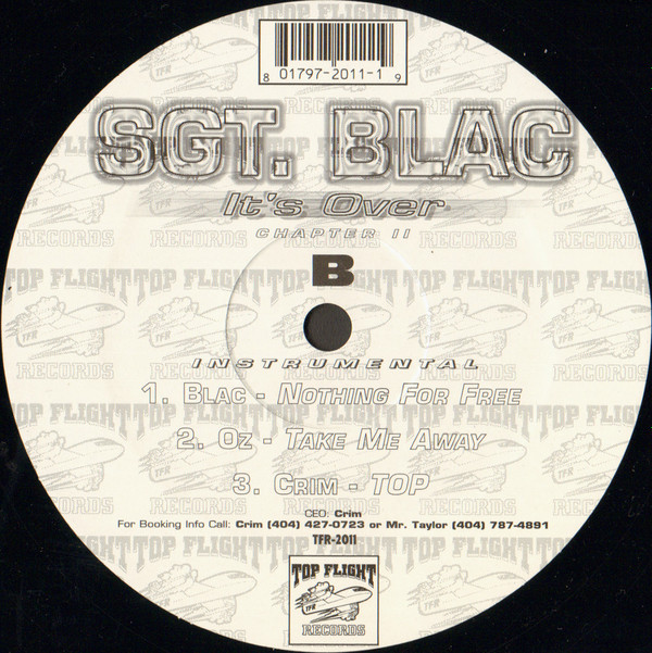 télécharger l'album Sgt Blac - Its Over Chapter II