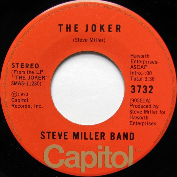 Steve Miller Band – The Joker (1973, Los Angeles Pressing, Vinyl