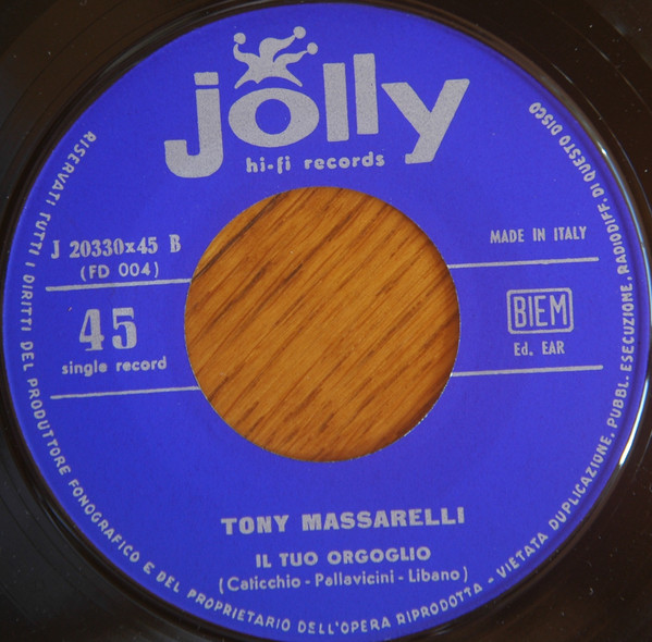 descargar álbum Tony Massarelli - Non Hai Capito Il Tuo Orgoglio