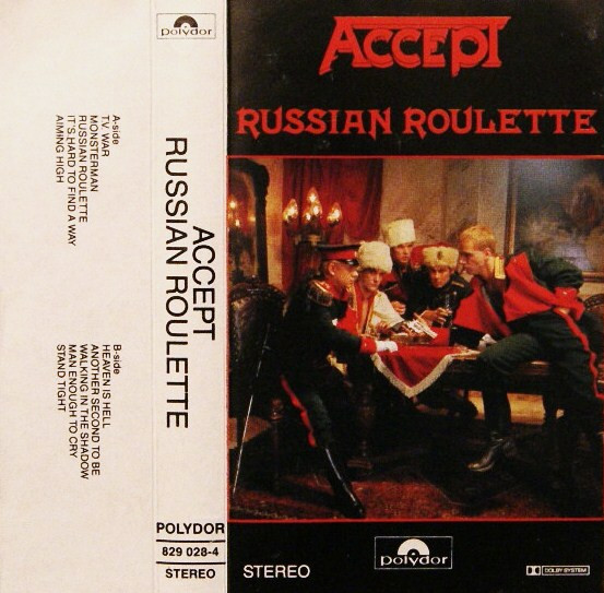 Accept – Russian Roulette (1986, Cassette) - Discogs