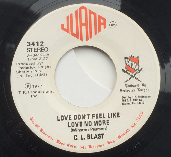 C.L. Blast – Love Don't Feel Like Love No More / Beautiful Lover