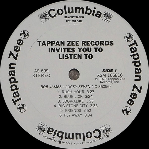 Bob James, Earl Klugh – Tappan Zee Records Invites You To Listen