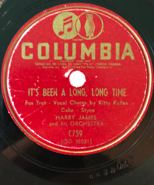 Harry James And His Orchestra – It's Been A Long, Long Time / Autumn  Serenade (1946, Shellac) - Discogs