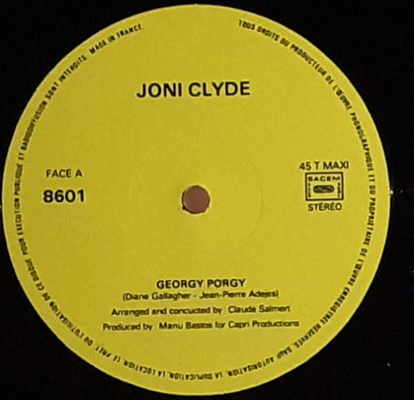last ned album Joni Clyde - Georgy Porgy Birth