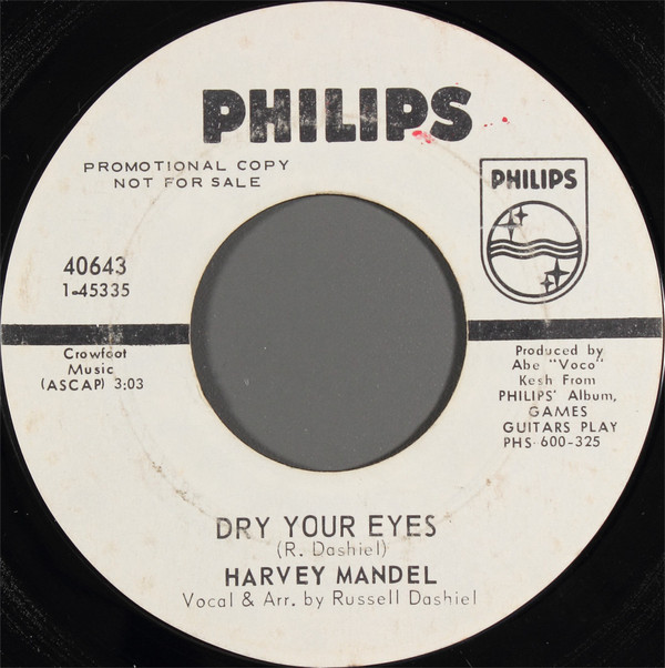 lataa albumi Harvey Mandel - Dry Your Eyes