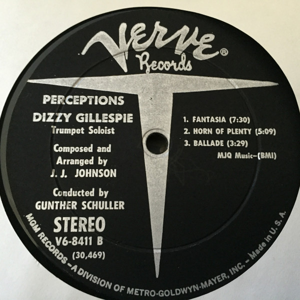 Dizzy Gillespie - Perceptions | Verve Records (V6-8411) - 3