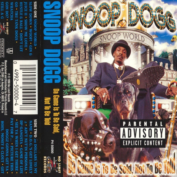 Da Game Is To Be Sold Not To Be Told : Snoop Dogg : Free Download, Borrow,  and Streaming : Internet Archive