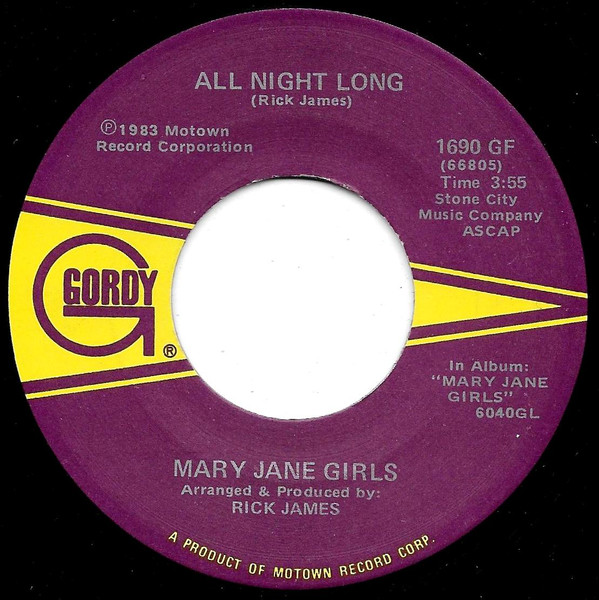 Mary Jane Girls – All Night Long (1983, Vinyl) - Discogs