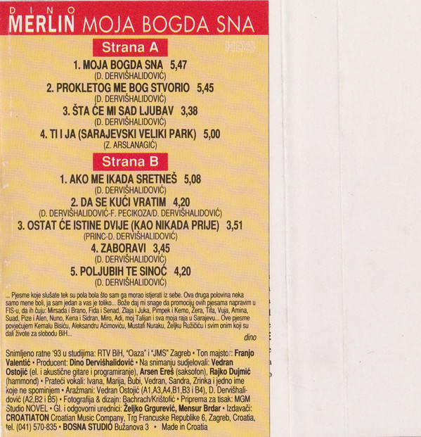 last ned album Dino Merlin - Moja Bogda Sna