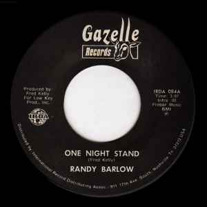 Randy Barlow - One Night Stand album cover