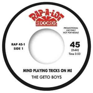 The Geto Boys – Mind Playin Tricks On Me (45 Edit) (2019, Vinyl