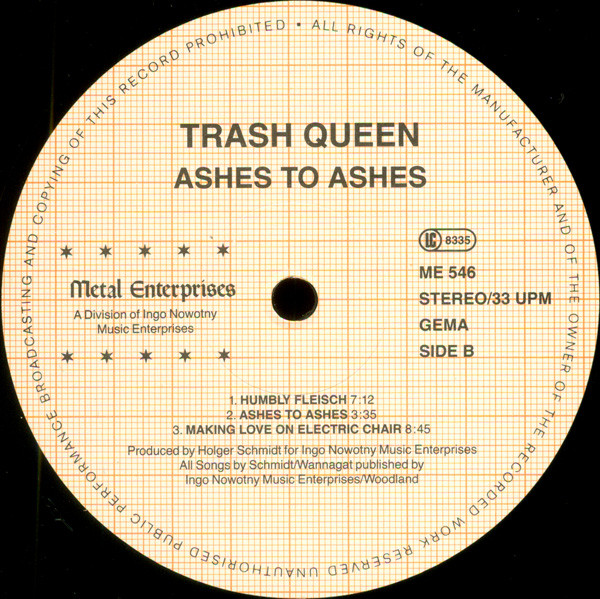 Album herunterladen Thrash Queen - Ashes To Ashes