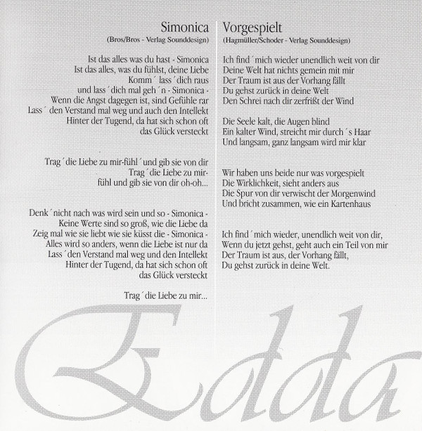 lataa albumi Edda - So Wie Du