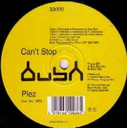 Plez - Can't Stop album cover