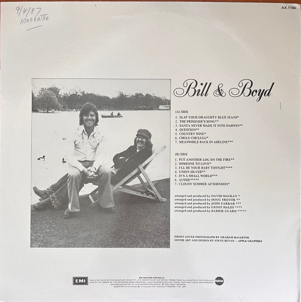 télécharger l'album Bill Boyd - Bill Boyd