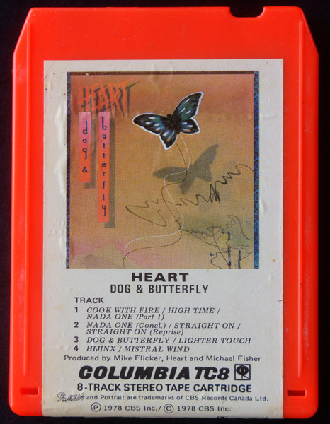 Heart – Dog & Butterfly (1978, 8-Track Cartridge) - Discogs