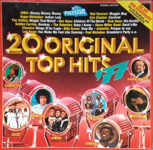 slim gammel Arrowhead 20 Original Top Hits '77 (1977, Vinyl) - Discogs