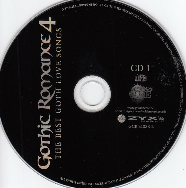 lataa albumi Various - Gothic Romance 4 The Best Goth Love Songs