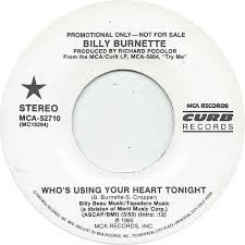 lataa albumi Billy Burnette - Whos Using Your Heart Tonight