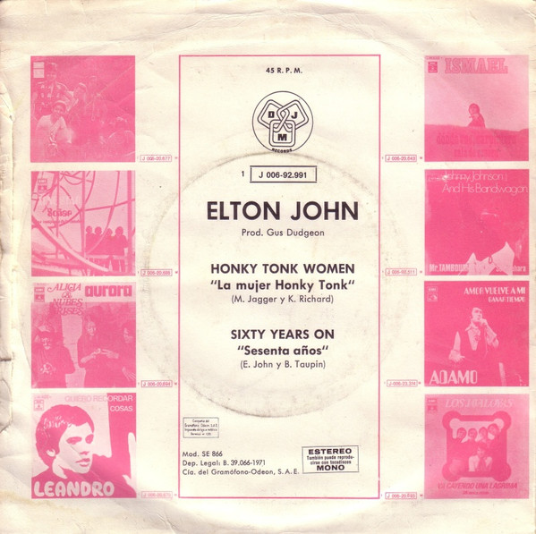 lataa albumi Elton John - Honky Tonk Women Sixty Years On