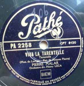 Pierre Malar - Viva La Tarentelle / Sérénade Florentine album cover