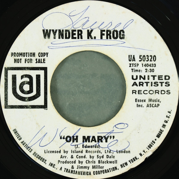 lataa albumi Wynder K Frog - Im A Man Oh Mary