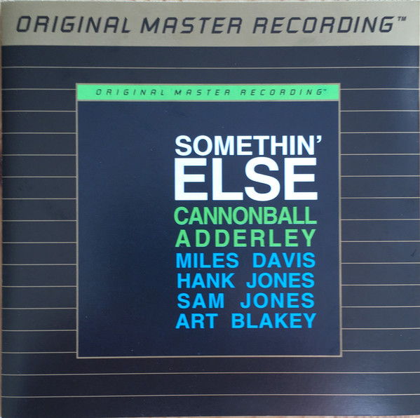 Cannonball Adderley – Somethin' Else (24 Karat Gold, CD) - Discogs