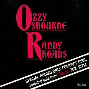 Ozzy Osbourne – Randy Rhoads Tribute (1987, CD) - Discogs