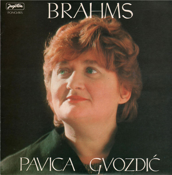 lataa albumi Pavica Gvozdić - Brahms