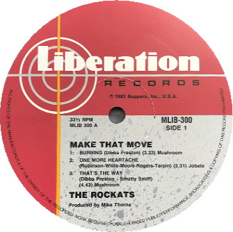 The Rockats – Make That Move (1983, Vinyl) - Discogs