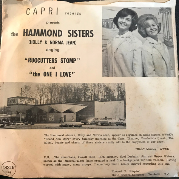descargar álbum The Hammond Sisters With The Musical Aires - Rug Cutters Stomp