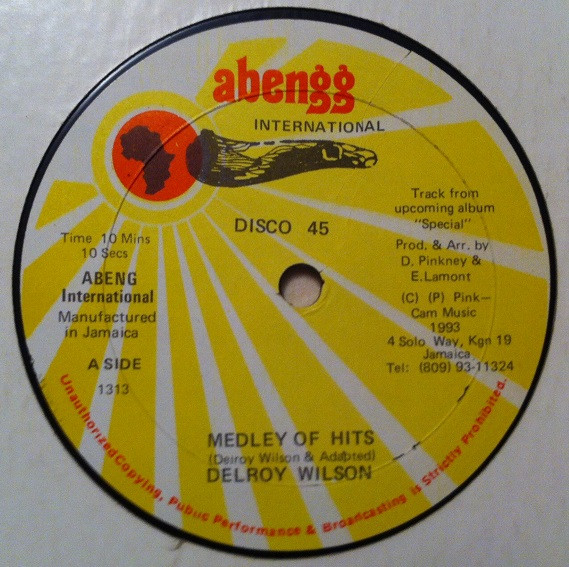 Medley of hits / Delroy Wilson