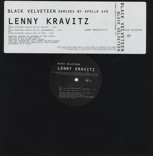 Lenny Kravitz – Black Velveteen (2000, Vinyl) - Discogs