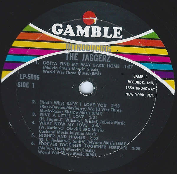 The Jaggerz – Introducing The Jaggerz (1969, Vinyl) - Discogs