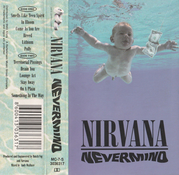 Nirvana – Nevermind (1992, Cassette) - Discogs