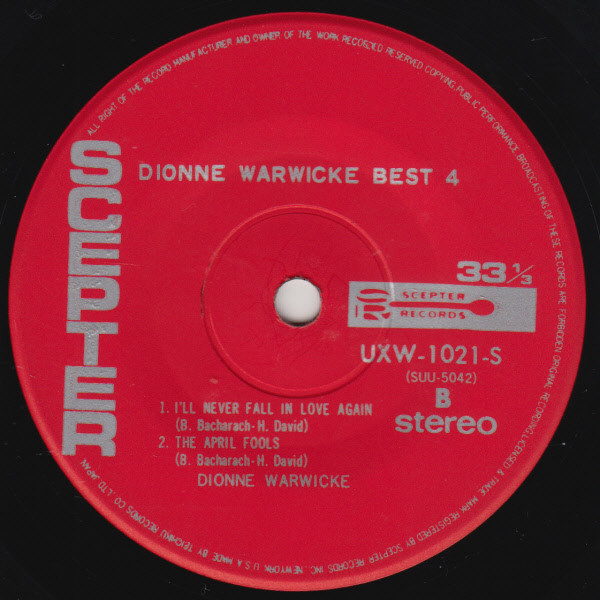 last ned album Dionne Warwicke - Best 4