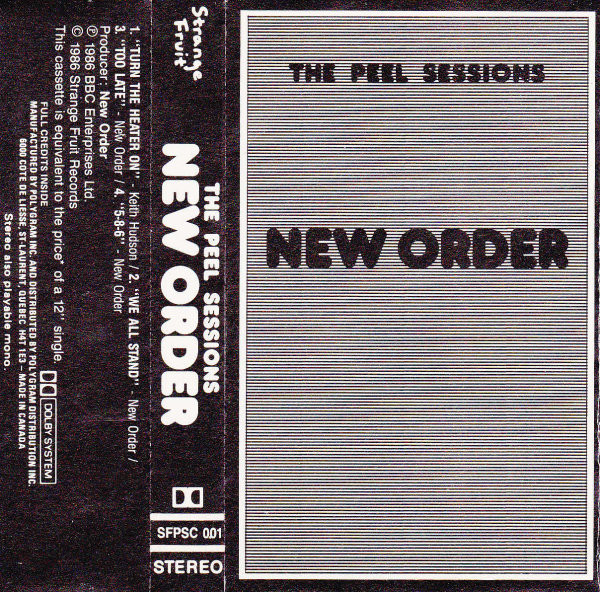 New Order – The Peel Sessions (1986, P.R. Limited Pressing., Vinyl