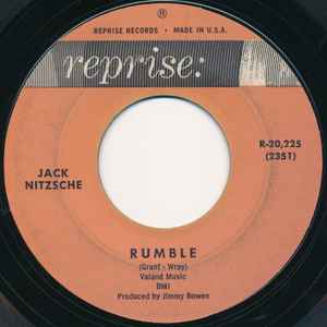 Jack Nitzsche - Rumble / Theme For A Broken Heart album cover